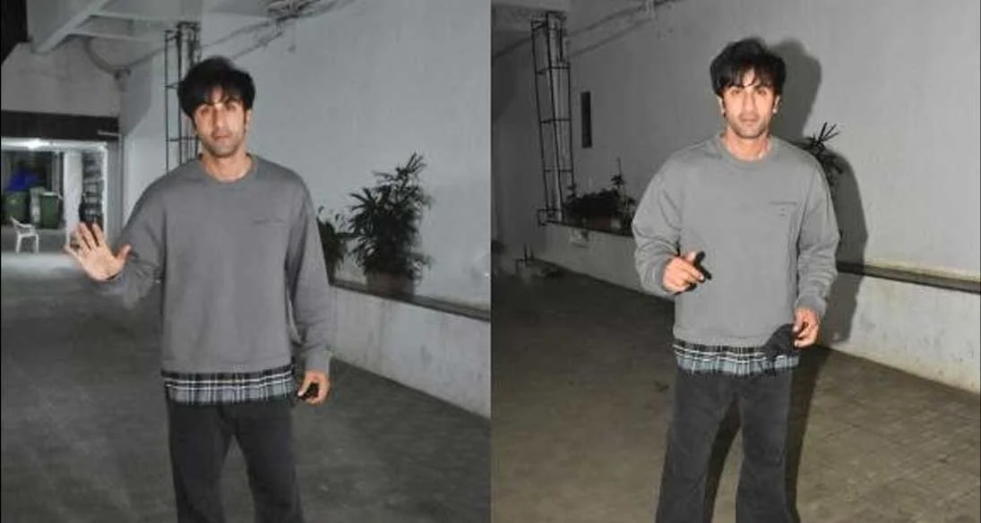 Ranbir Kapoor looks dapper as he gets photographed outside Karan Johar’s office; Photos