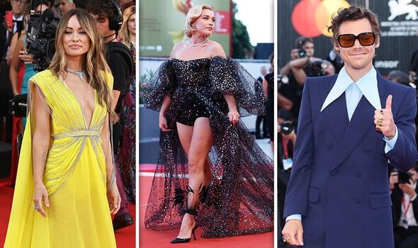 Harry Styles Olivia Wilde And Florence Pugh Glisten In Dazzling 